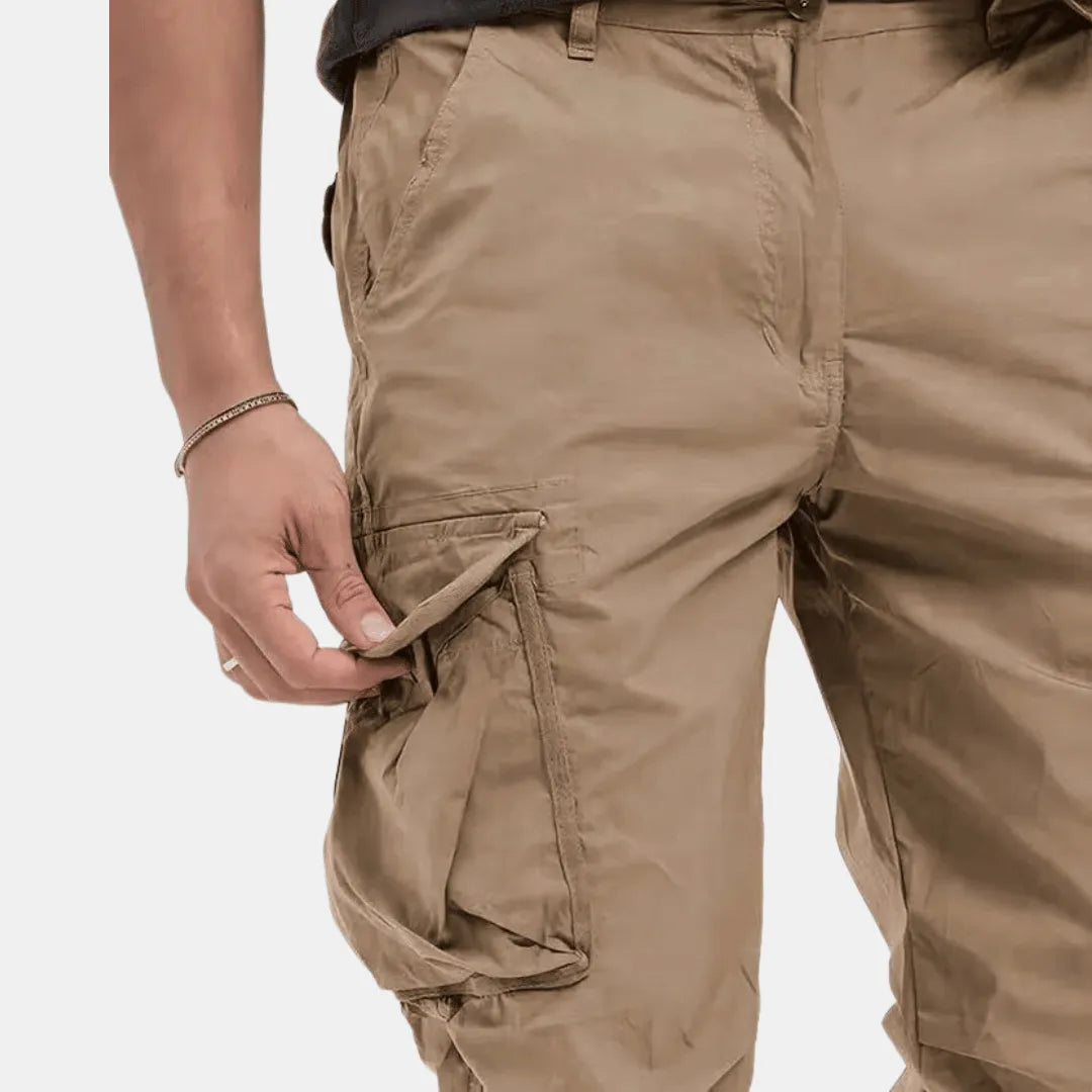 Men's Casual Cargo Jogger Pants With Multi-pocket Design