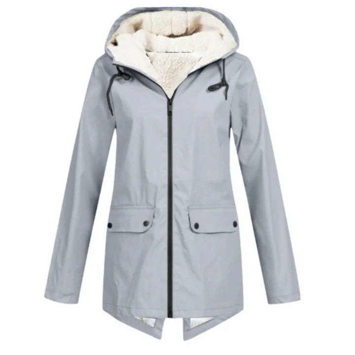 Women’s Waterproof Jacket With Soft Lining | Hooded Fit
