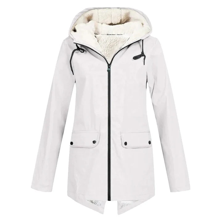 Women’s Waterproof Jacket With Soft Lining | Hooded Fit