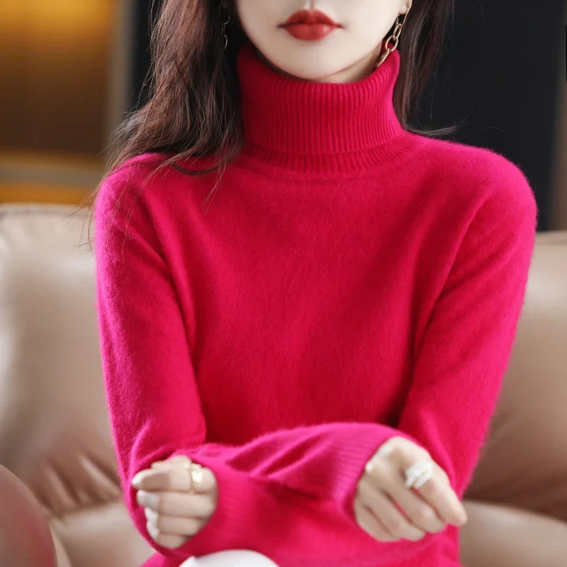 Women’s Winter Jumper With Roll Neck | Soft Knit Style