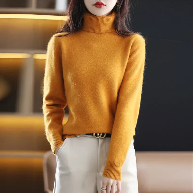 Women’s Winter Jumper With Roll Neck | Soft Knit Style