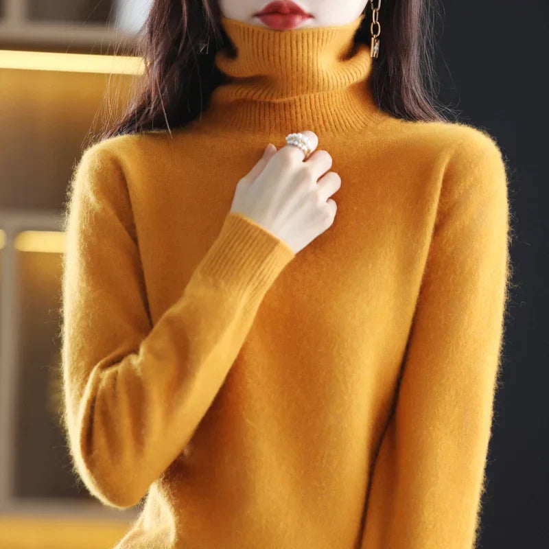 Women’s Winter Jumper With Roll Neck | Soft Knit Style