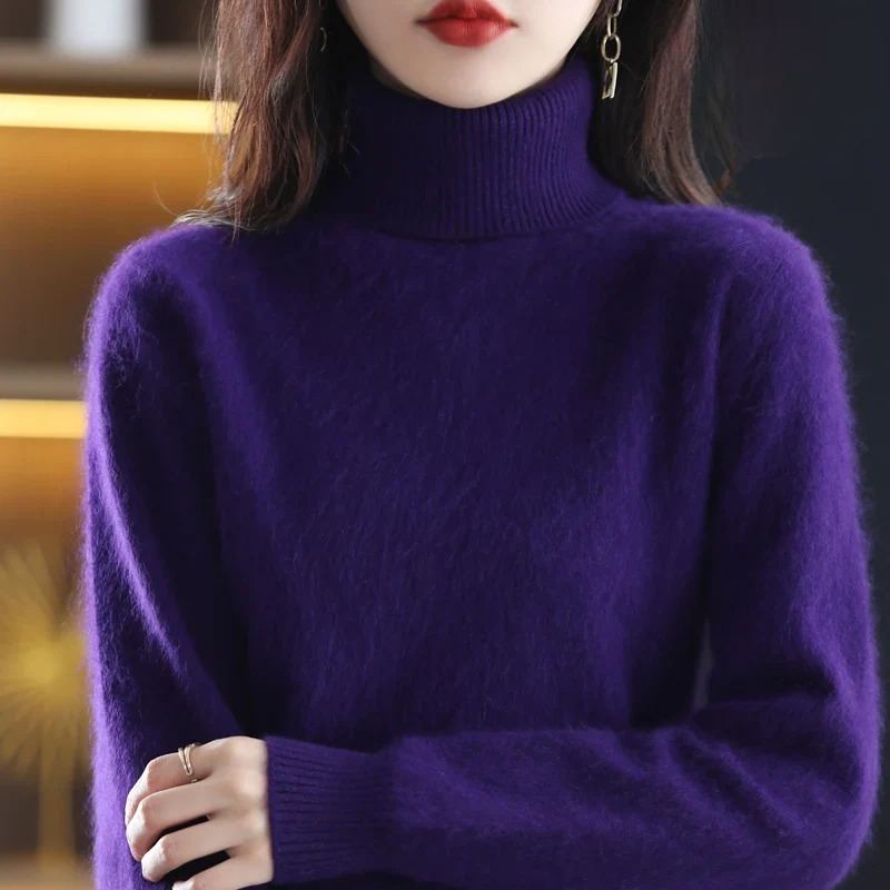 Women’s Winter Jumper With Roll Neck | Soft Knit Style