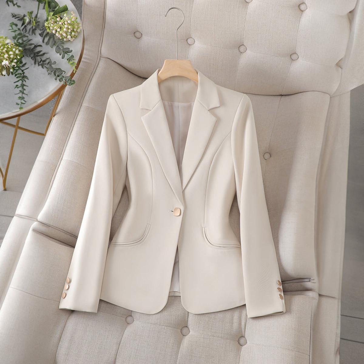 Women's Slim Fit Blazer With Lapel Collar