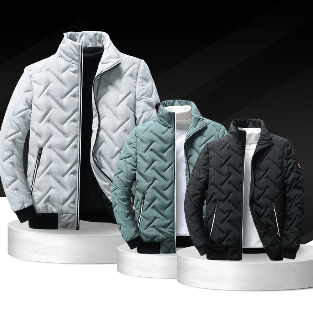 Men's Puffer Jacket With Quilting | Winter Style