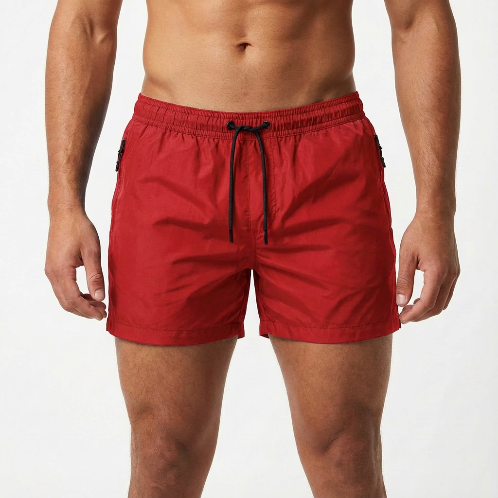 Noah | Men's Swim Shorts With Drawstring Waist And Side Pockets | Active