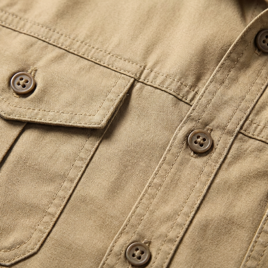 George | Men's Shirt With Chest Pockets And Short Sleeves | Utility