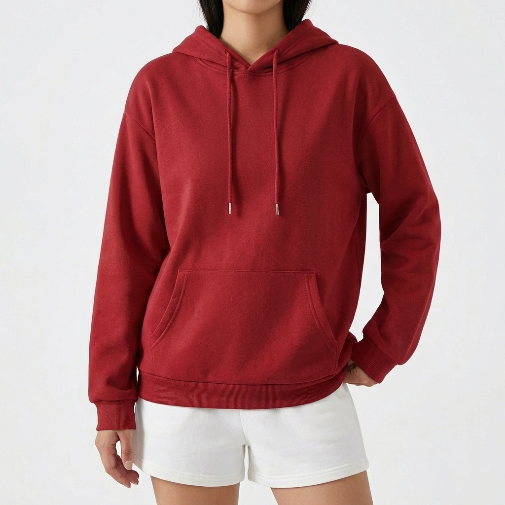 Harper | Women's Hoodie With Kangaroo Pocket And Drawstring Hood | Relaxed