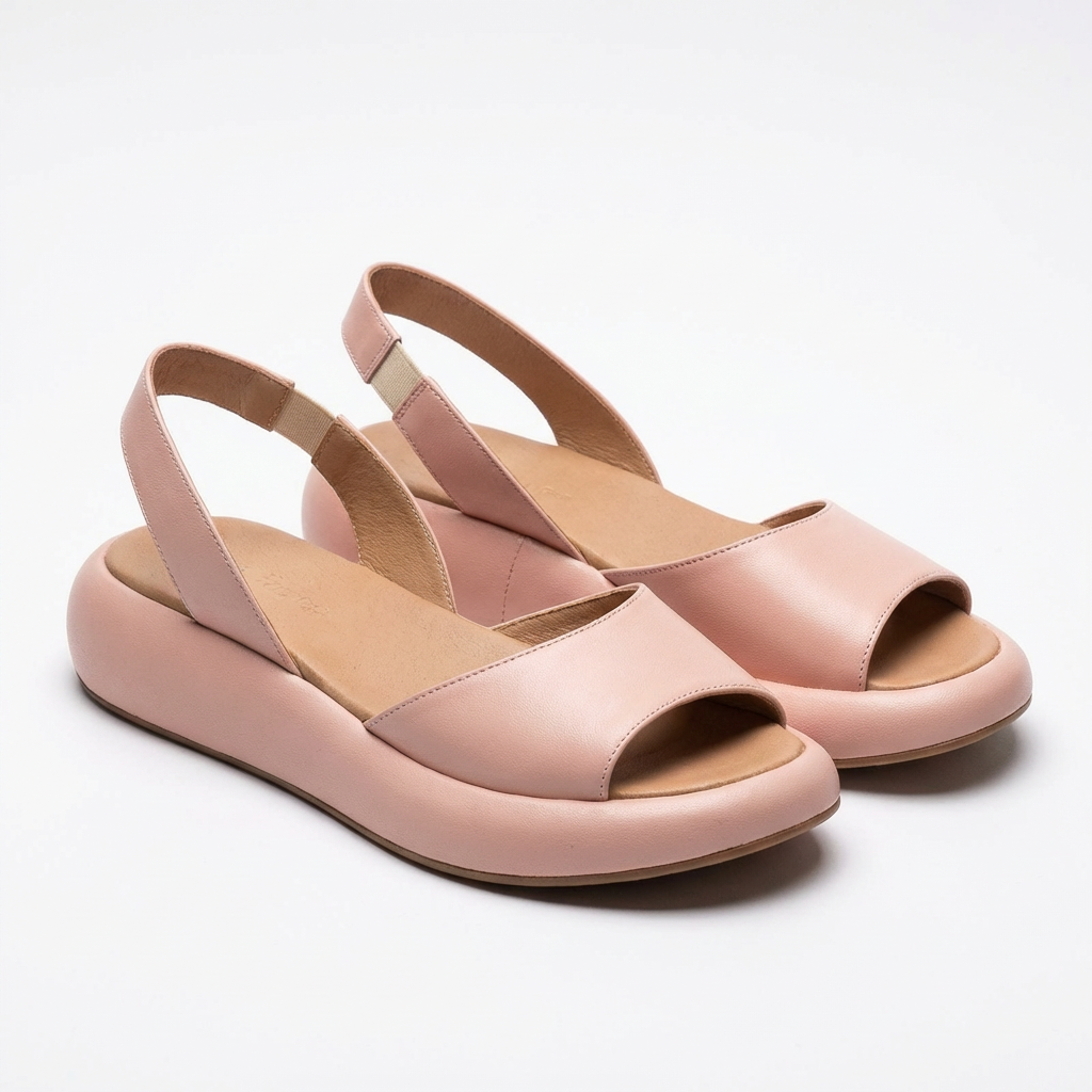 Luna | Women's Platform Sandals With Slingback Strap And Open Toe | Comfort