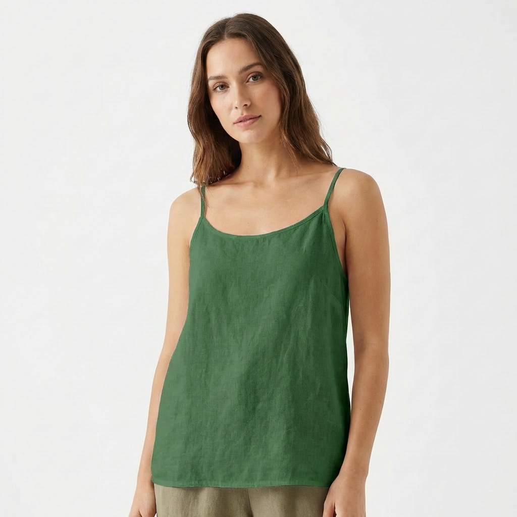 Bella | Women's Camisole With Spaghetti Straps And Scoop Neck | Minimal
