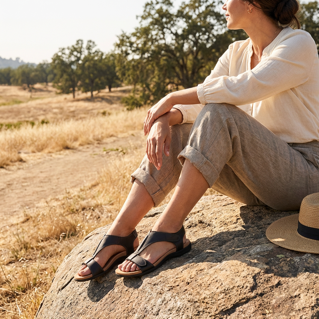 Isla | Women's Sandals With Multi-Strap Design And Supportive Footbed | Comfort