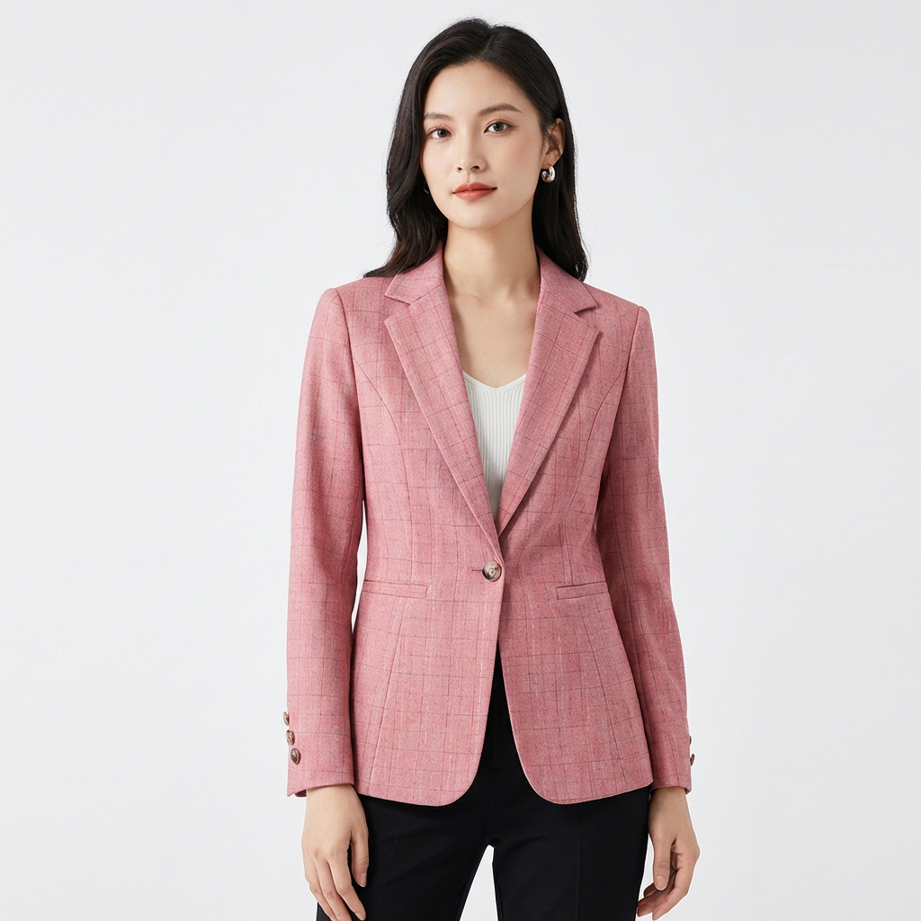 Luna | Women's Blazer With Notch Lapels And Decorative Cuff Buttons | Polished