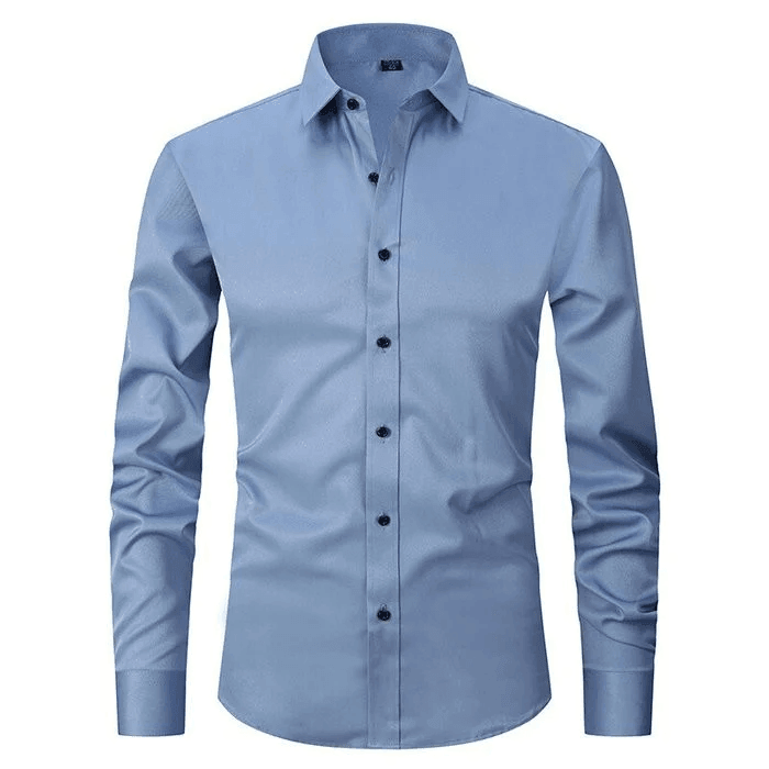 MEN'S SLIM FIT DRESS SHIRT WITH LONG SLEEVES