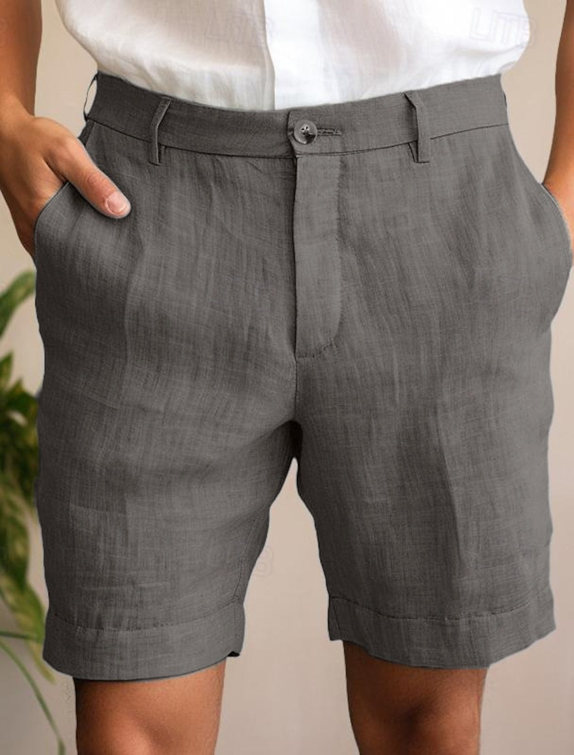 MEN'S LINEN CASUAL SHORTS FOR SUMMER