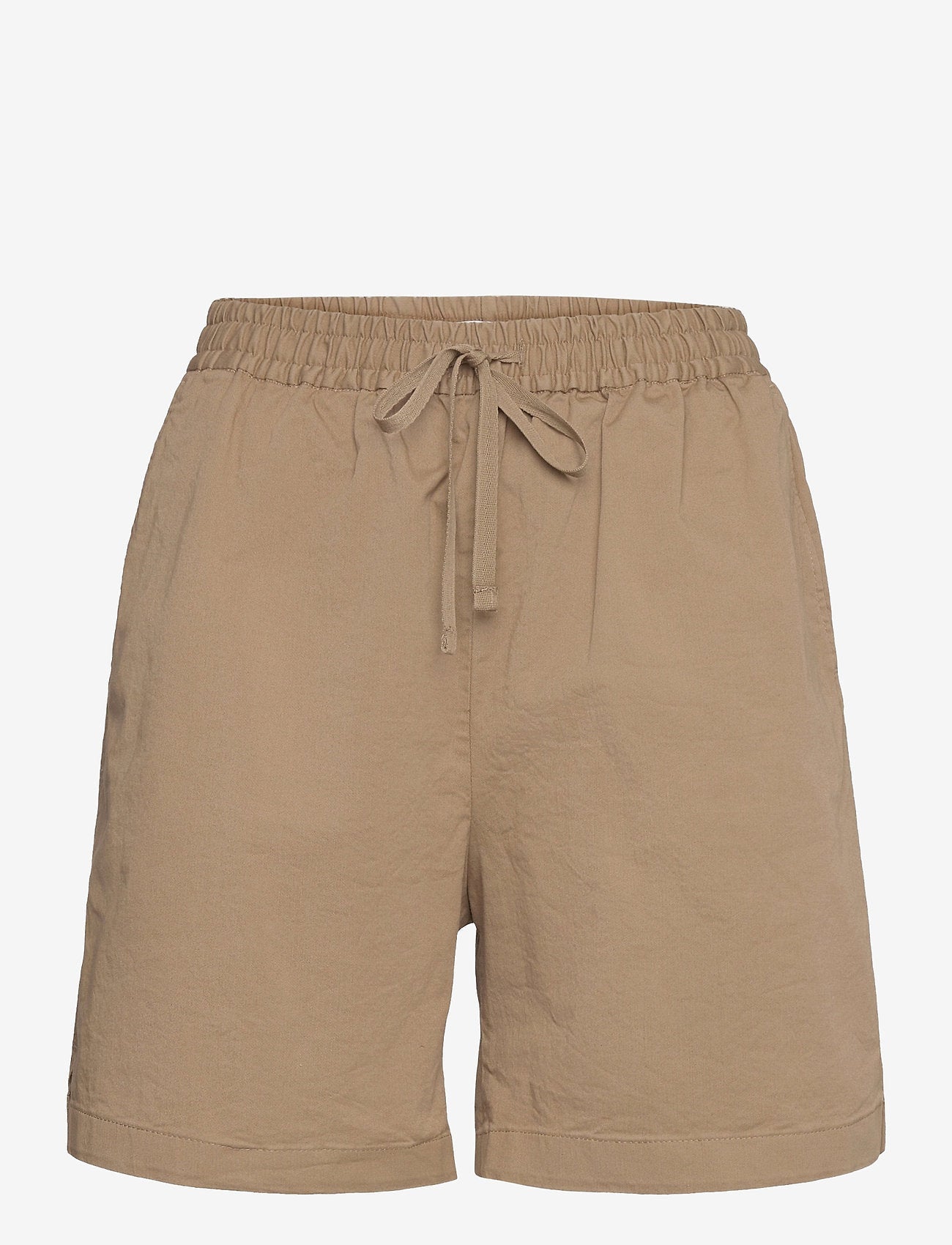 MEN'S LINEN SUMMER SHORTS WITH ELASTIC WAIST