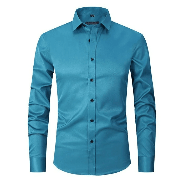 MEN'S SLIM FIT DRESS SHIRT WITH LONG SLEEVES