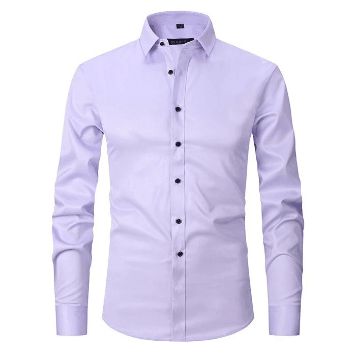 MEN'S SLIM FIT DRESS SHIRT WITH LONG SLEEVES