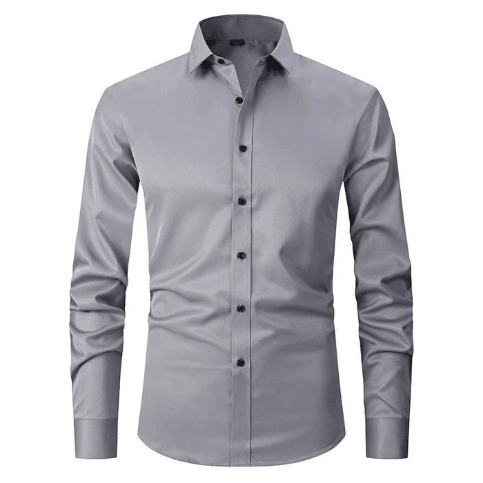 MEN'S SLIM FIT DRESS SHIRT WITH LONG SLEEVES