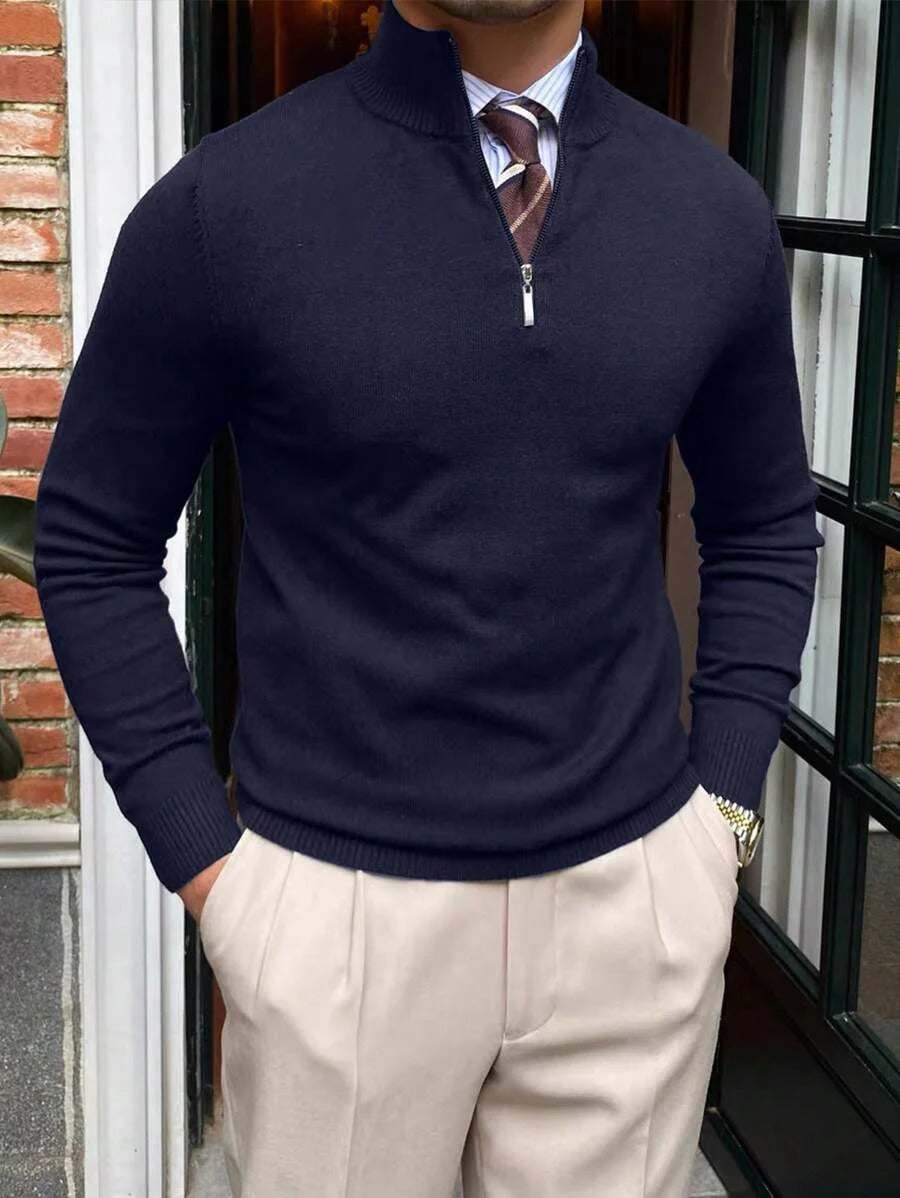 Old Money Men’s Turtleneck Sweater