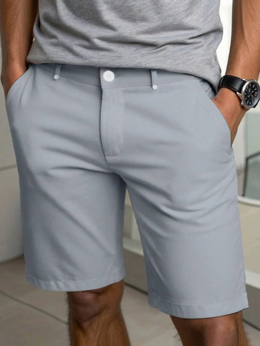 Straight Cut Casual Shorts for Men