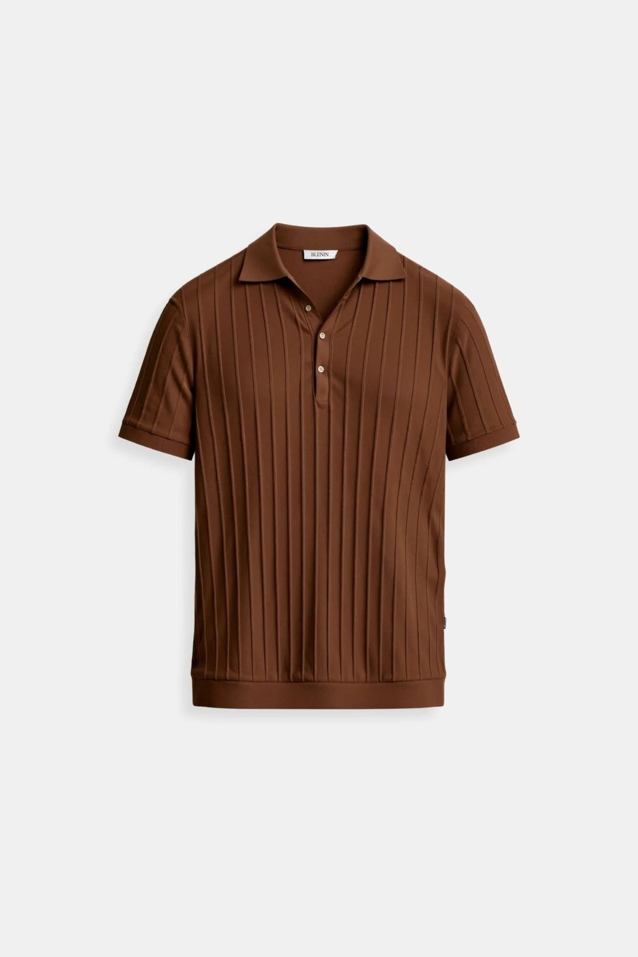 Casual Men's Knit Polo Shirt