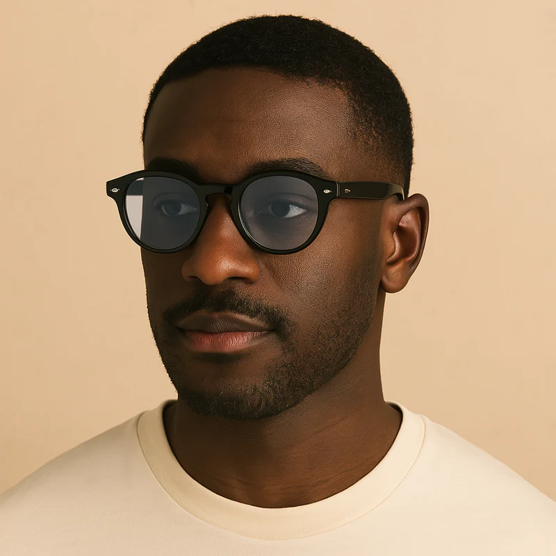 Vintage Round Sunglasses Men
