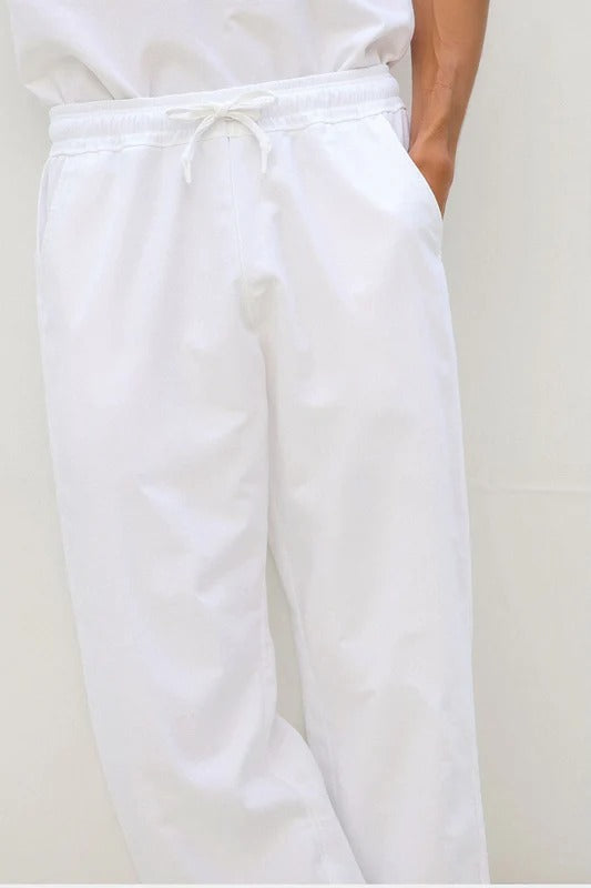 Linen Drawstring Pants for Men
