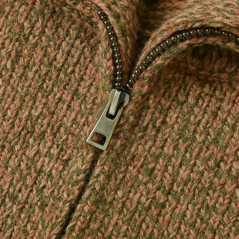 Textured Knitted Men's Cardigan