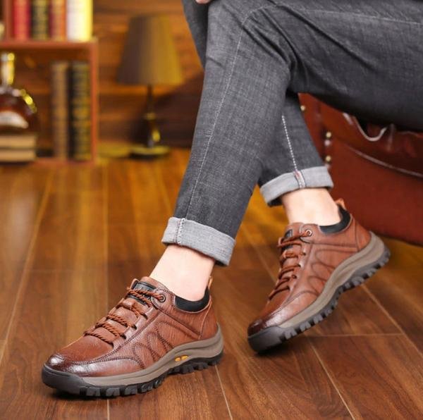 Comfort Orthopedic Leather Shoes for Men