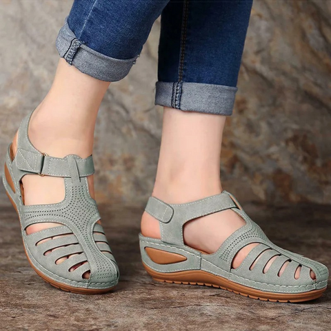 Women's Casual Orthopedic Sandals With Cut-out Design