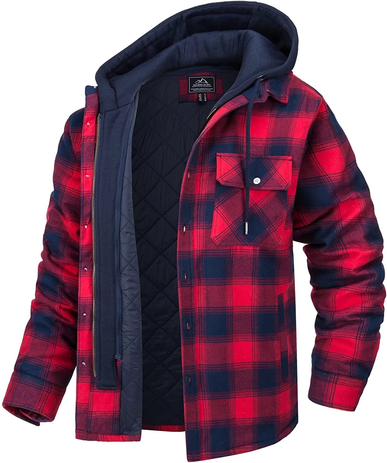 Men's Jacket With Checked Pattern | Winter