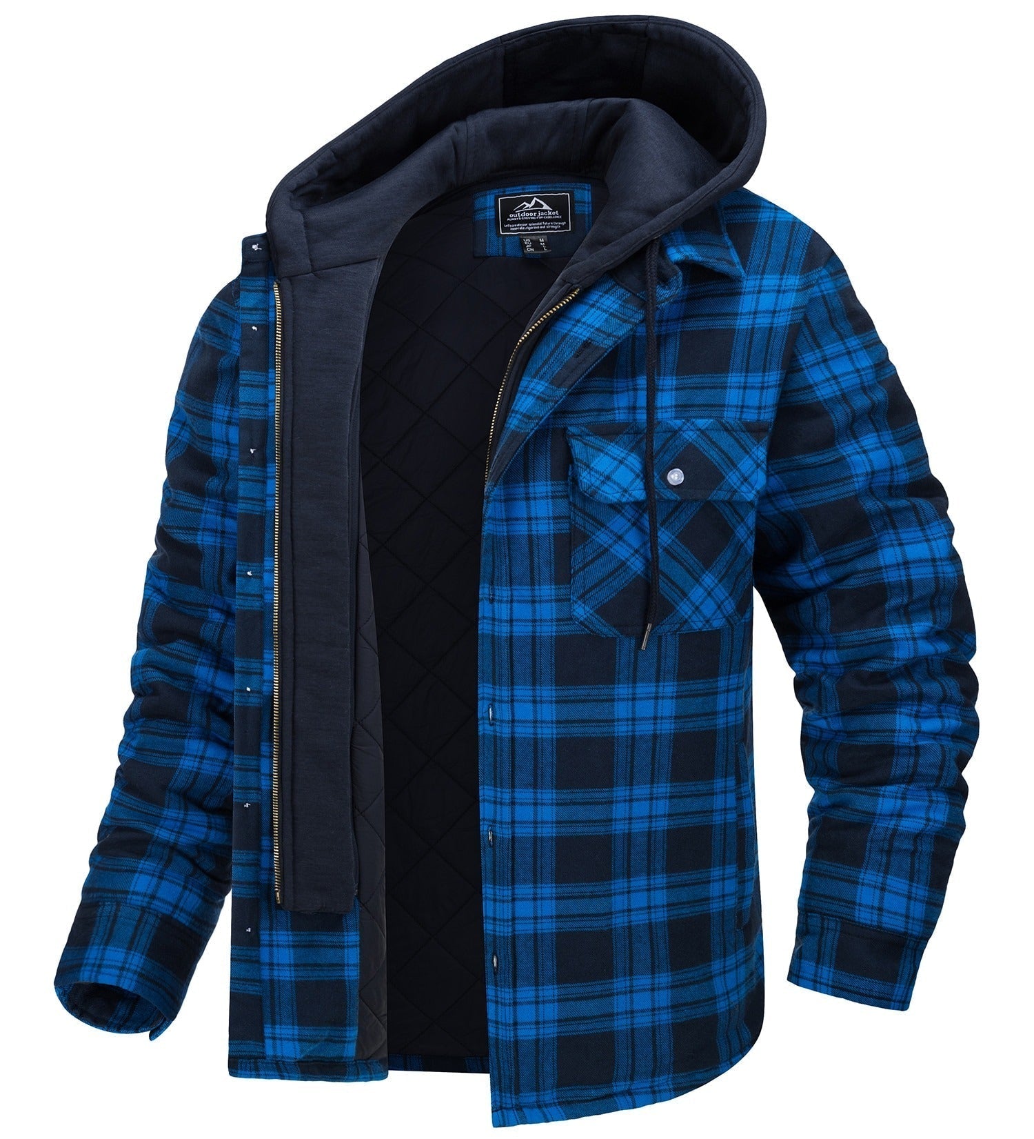 Men's Jacket With Checked Pattern | Winter
