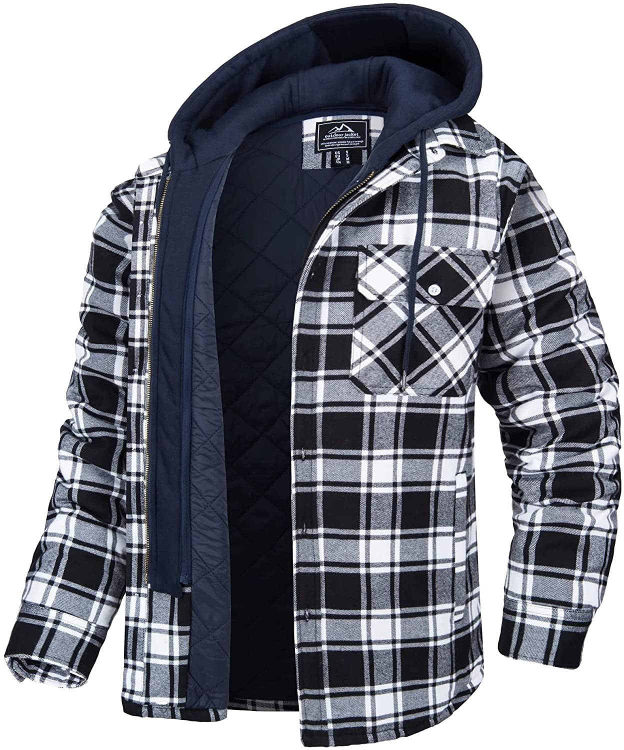Men's Jacket With Checked Pattern | Winter