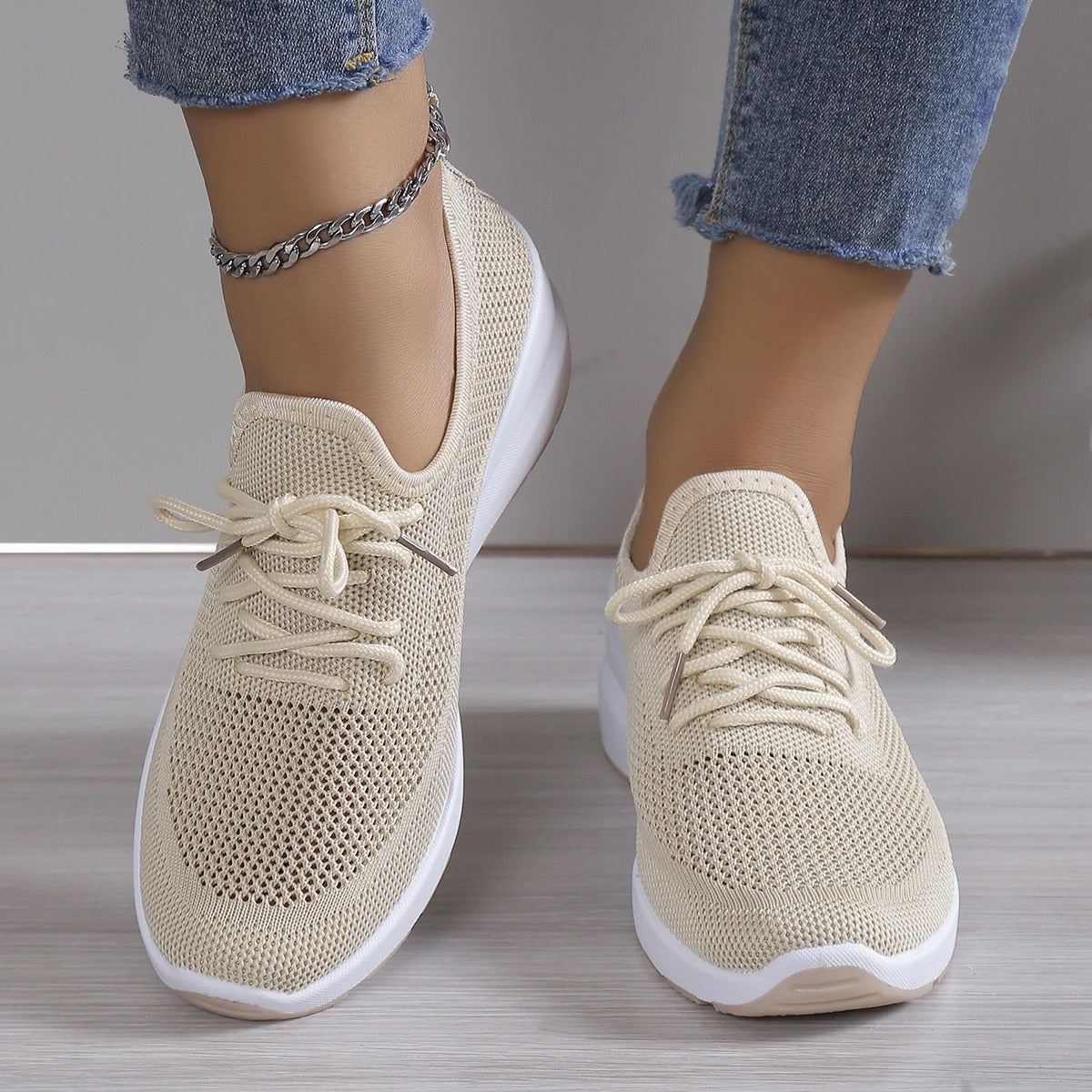 Women's Orthopedic Sneakers With Memory Foam Cushioning