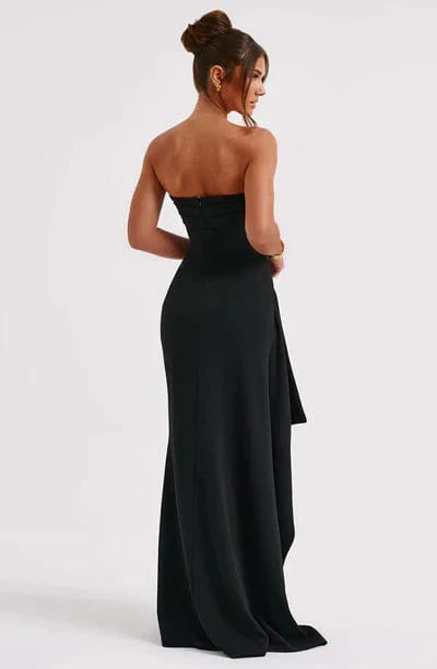 PREMIUM SPLIT-DETAIL MAXI DRESS