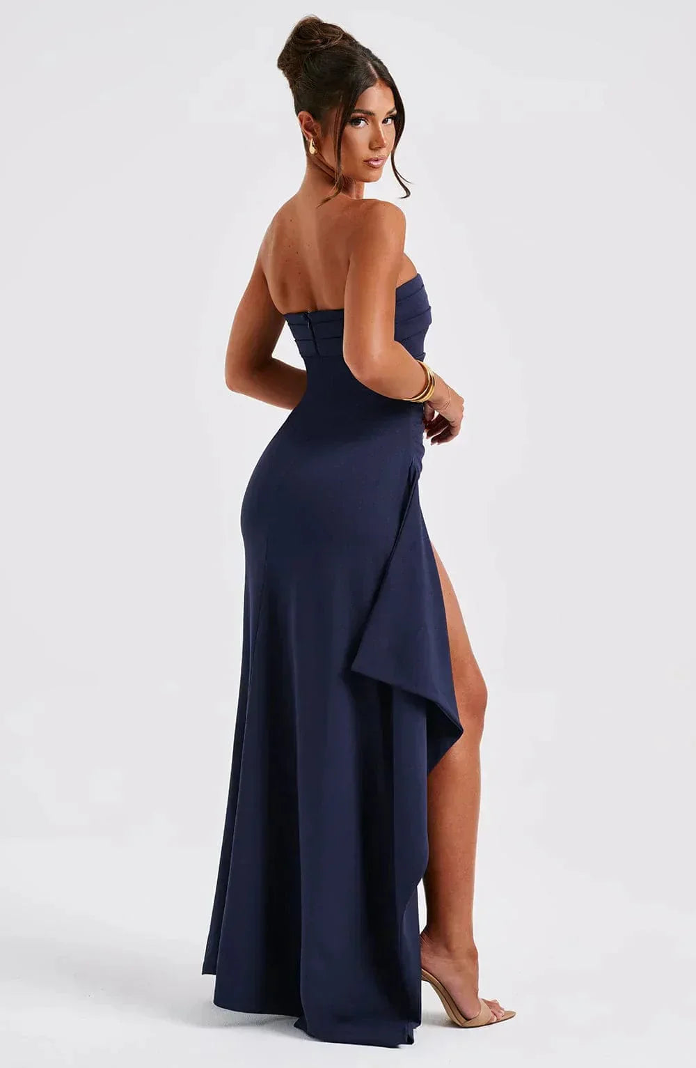 PREMIUM SPLIT-DETAIL MAXI DRESS