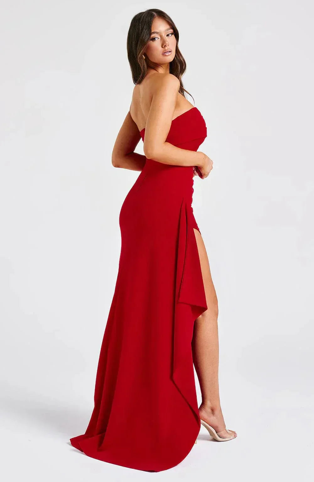 PREMIUM SPLIT-DETAIL MAXI DRESS