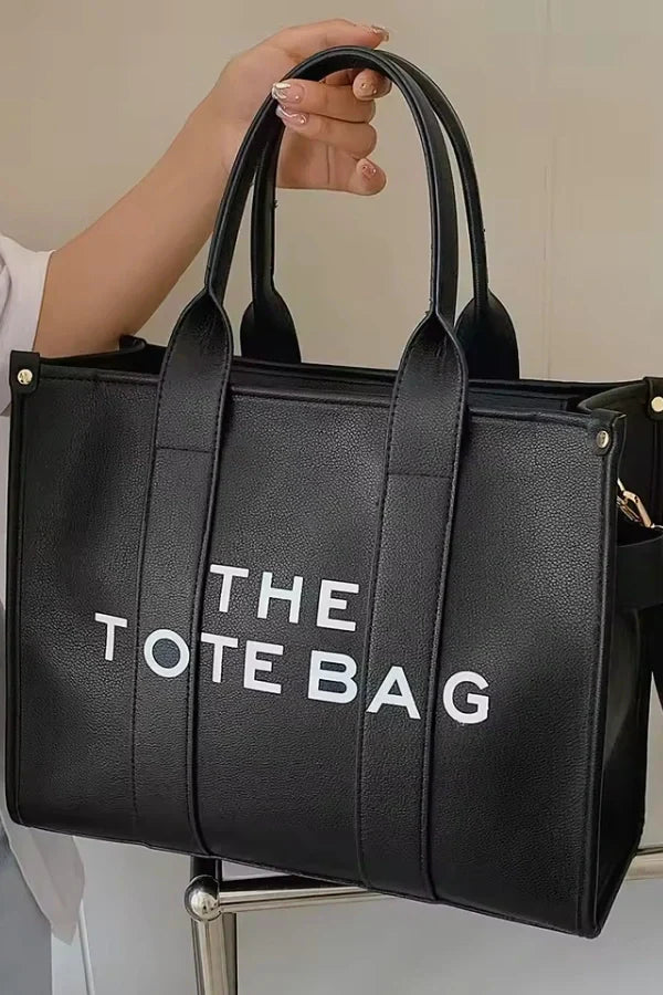 Vegan Leather Tote Bag