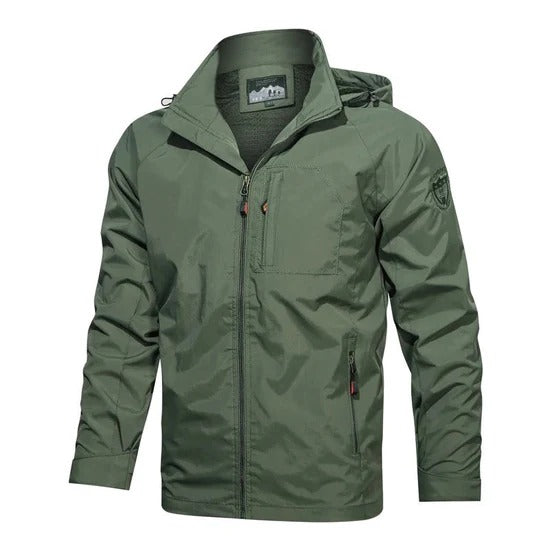 Men's Lightweight Summer Jacket With Zip Front