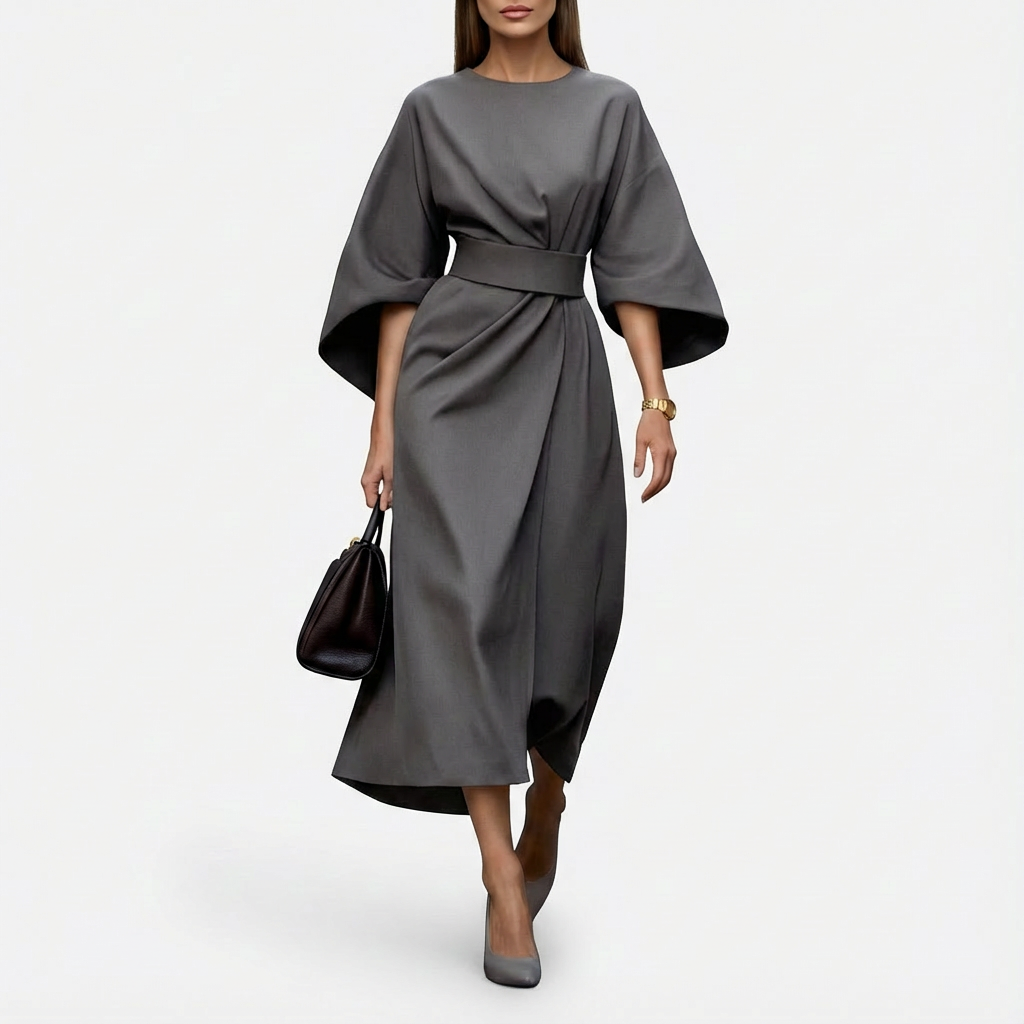 Ann | Women's Wrap Midi Dress