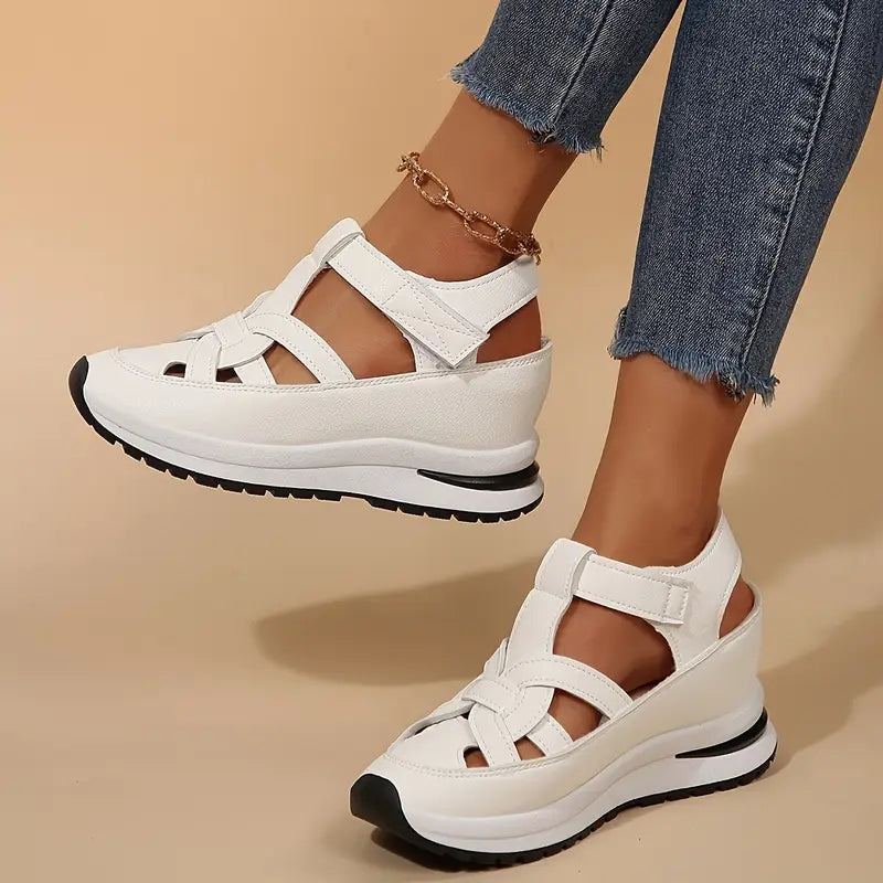 Women's Orthopedic Sandals With Adjustable Straps & Wedge Sole
