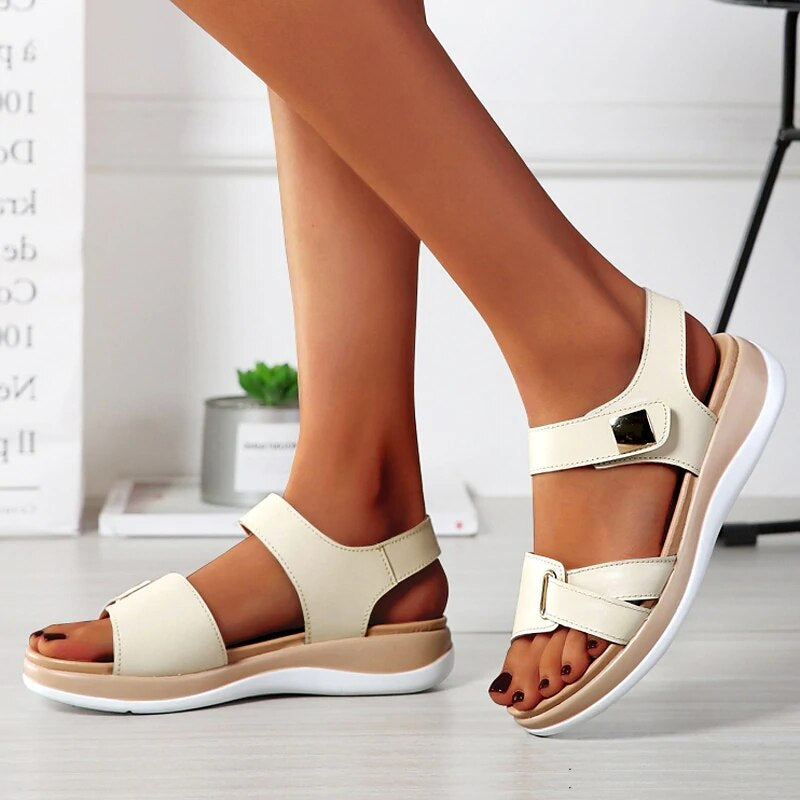 Women's Orthopedic Sandals With Adjustable Straps & Cushioned Footbed