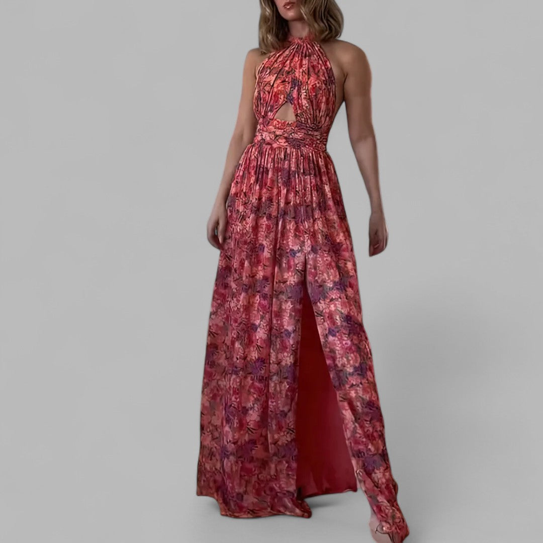 ELEGANT MAXI FLORAL DRESS FOR WOMEN
