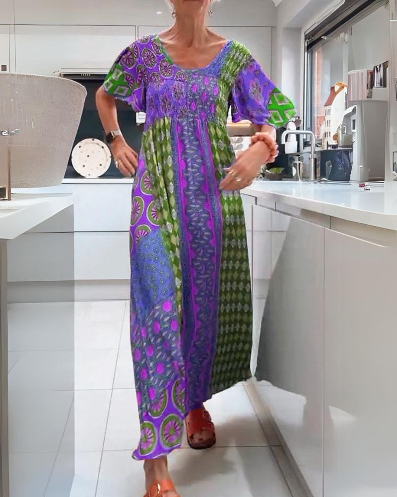 BOHEMIAN MAXI BOHO DRESS