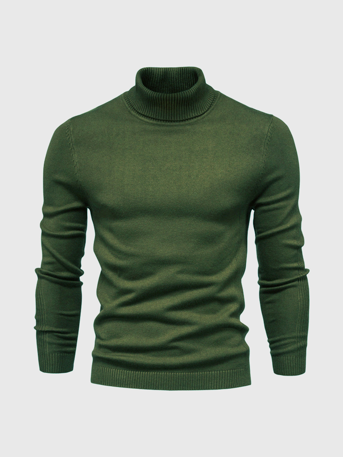 Men's Jumper With Ribbed Roll Neck | Knit