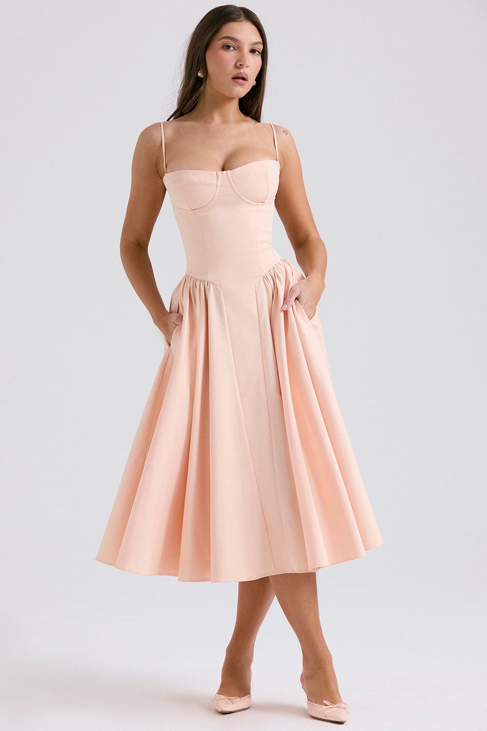SATIN SUMMER DRESS | MAXI
