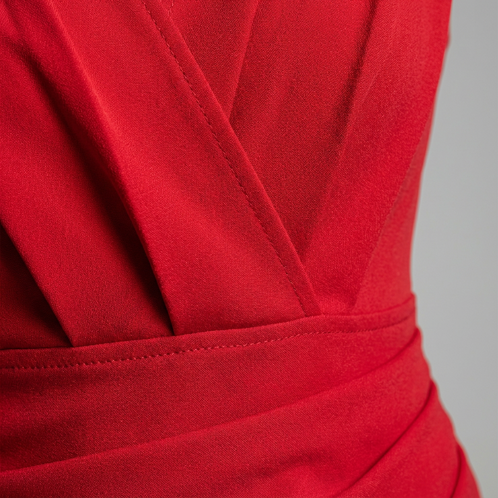 Amelia | Women's Bodycon Dress With Wrap Bodice And Front Slit | Chic