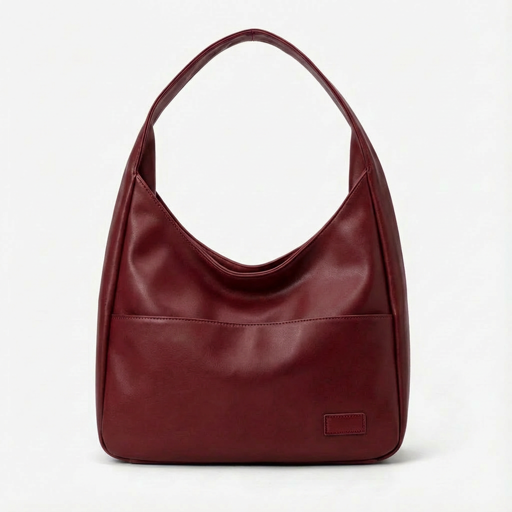 Amelia | Women's Shoulder Bag With Curved Silhouette And Single Strap | Classic