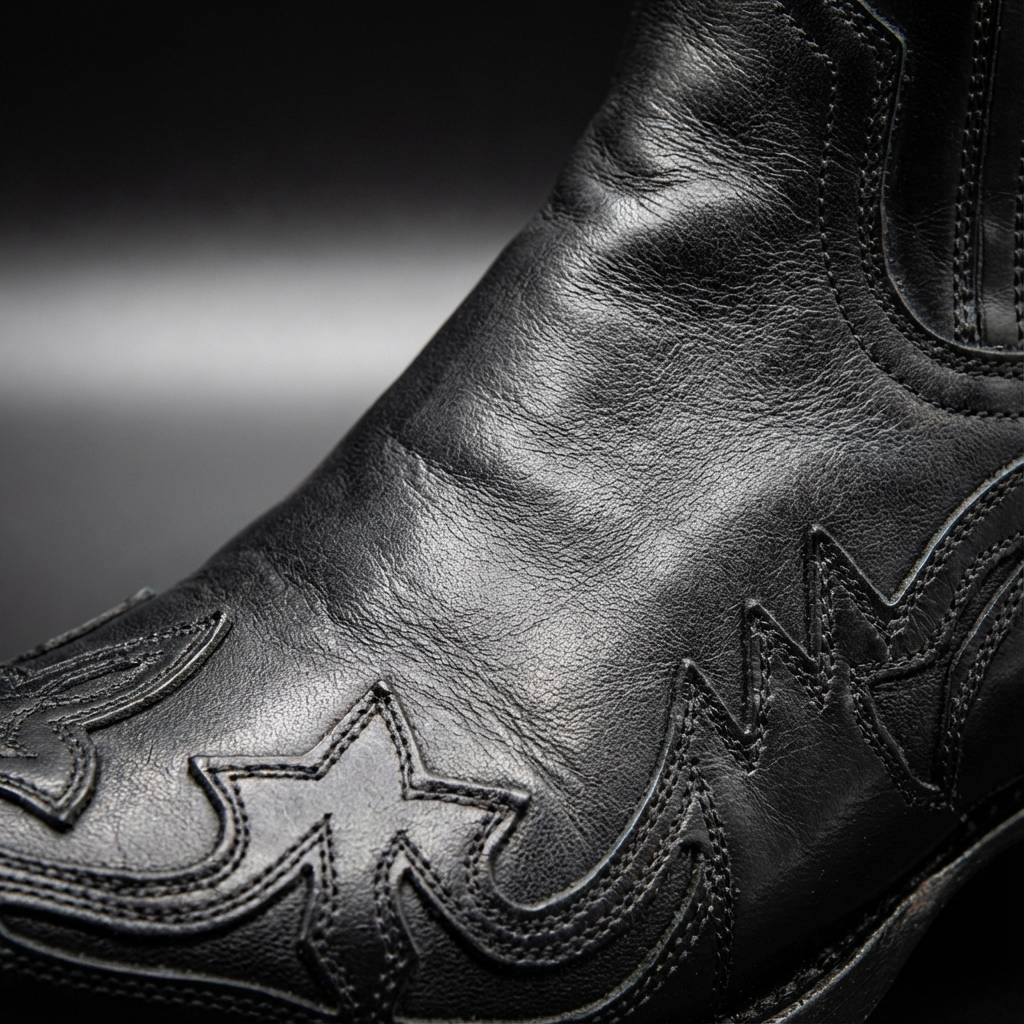 Amelia | Women's Western Ankle Boots With Overlay Detail And Pointed Toe | Sleek