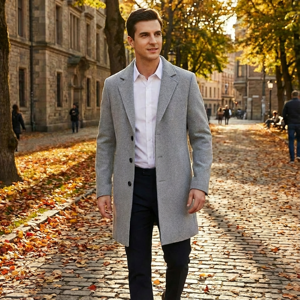 Angus | Men's Long Coat Topcoat